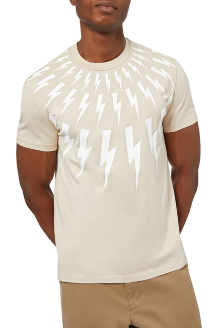 Fair Isle Thunderbolt Jersey T-Shirt